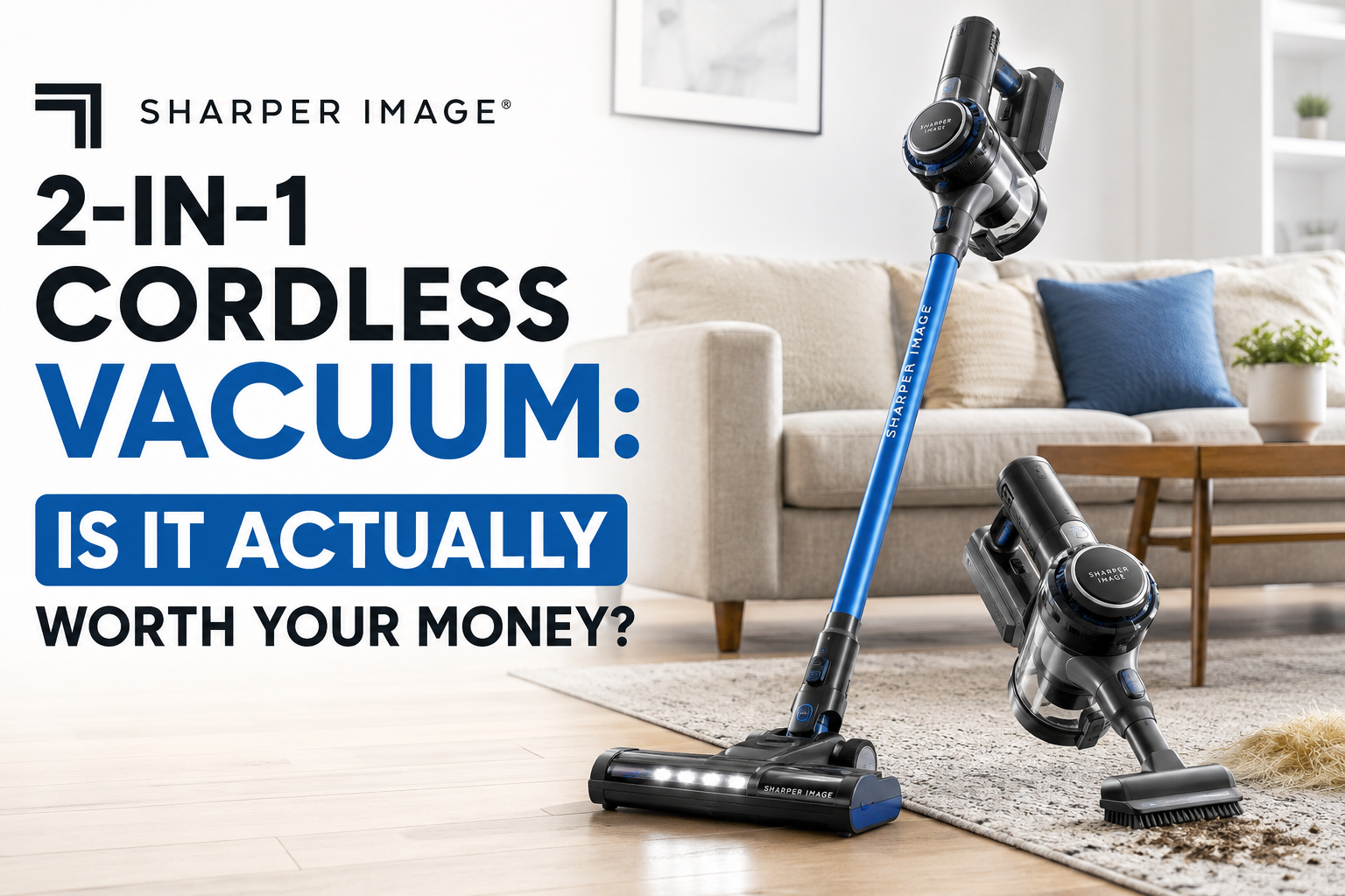 The Sharper Image 2-in-1 Cordless Vacuum Review: Is It Actually Worth Your Money in 2026?