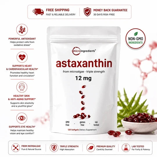 Natural Astaxanthin 12mg Softgels: A Powerful Daily Antioxidant Worth Knowing About