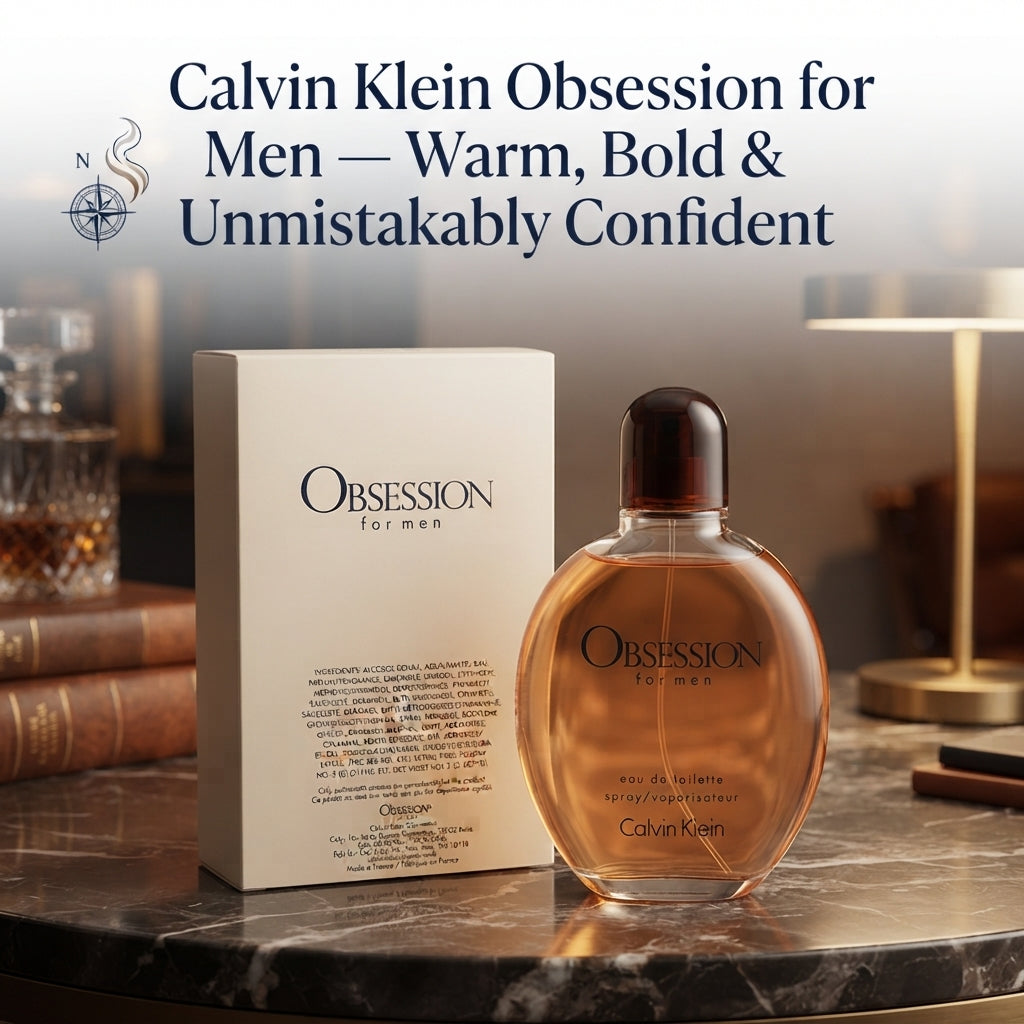 Calvin Klein Obsession for Men — Warm, Bold &amp; Unmistakably Confident
