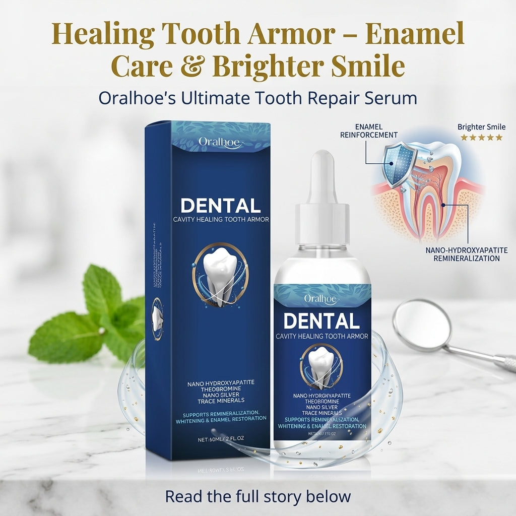 Healing Tooth Armor — Everyday Enamel Care for a Brighter, Healthier-Looking Smile