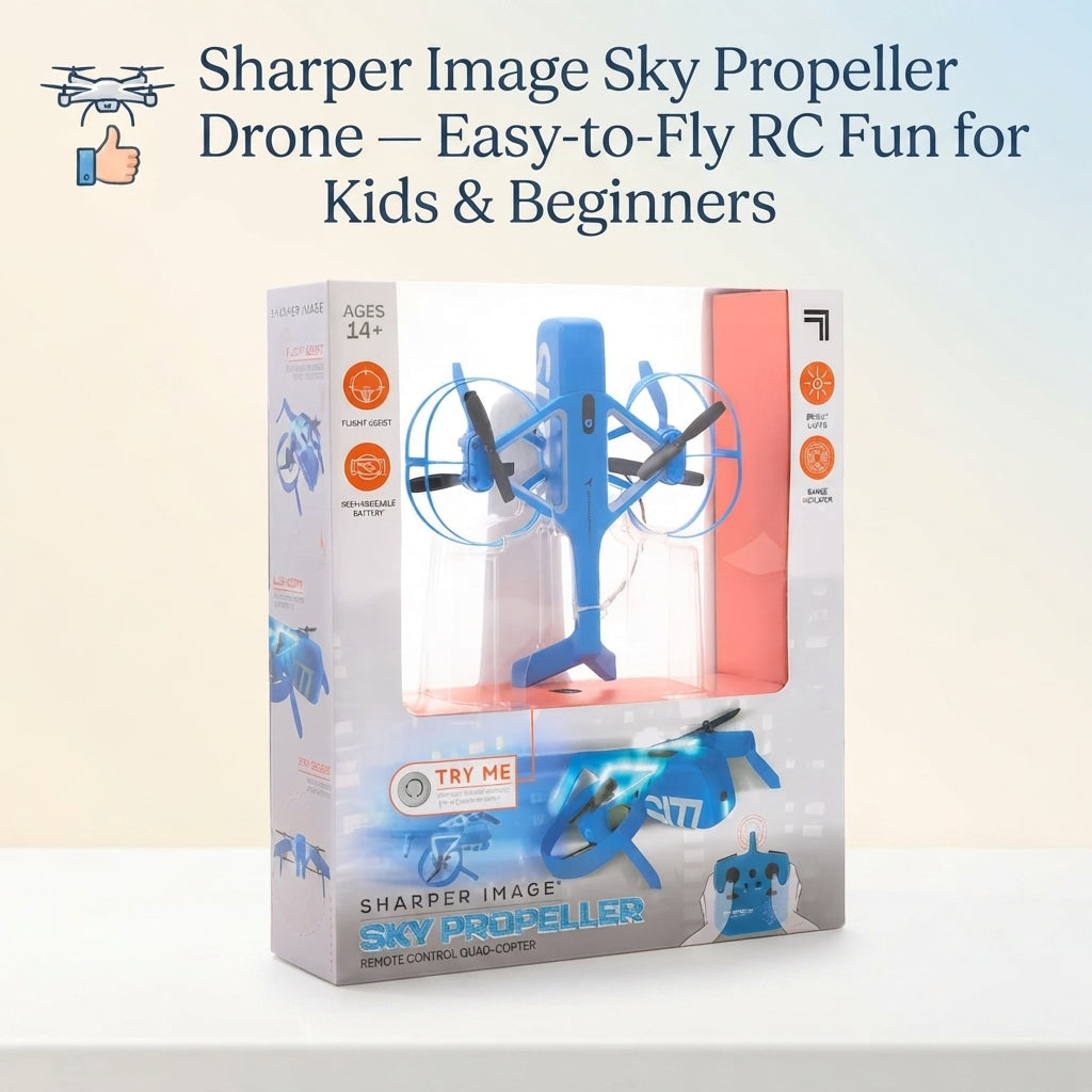Sharper Image Sky Propeller Drone — Easy-to-Fly RC Fun for Kids &amp; Beginners