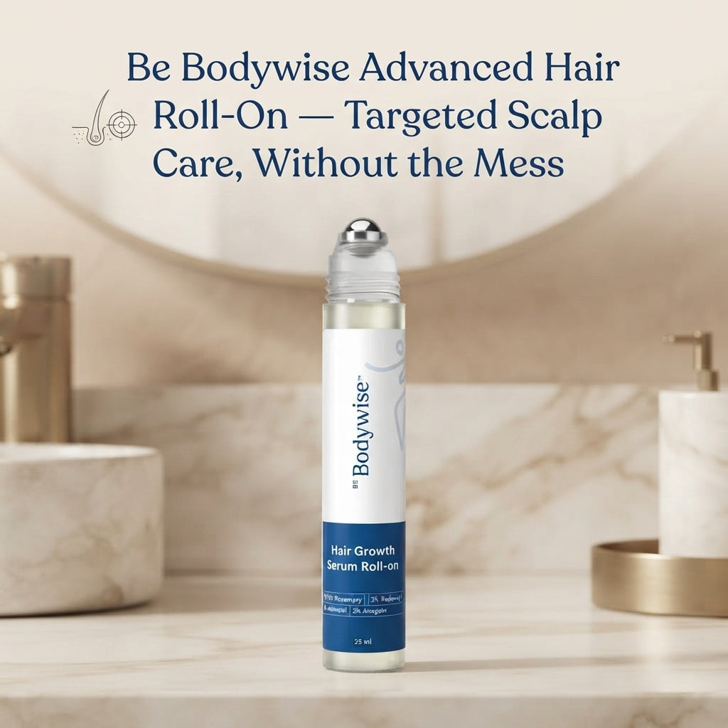 Be Bodywise Advanced Hair Roll-On — Targeted Scalp Care, Without the Mess