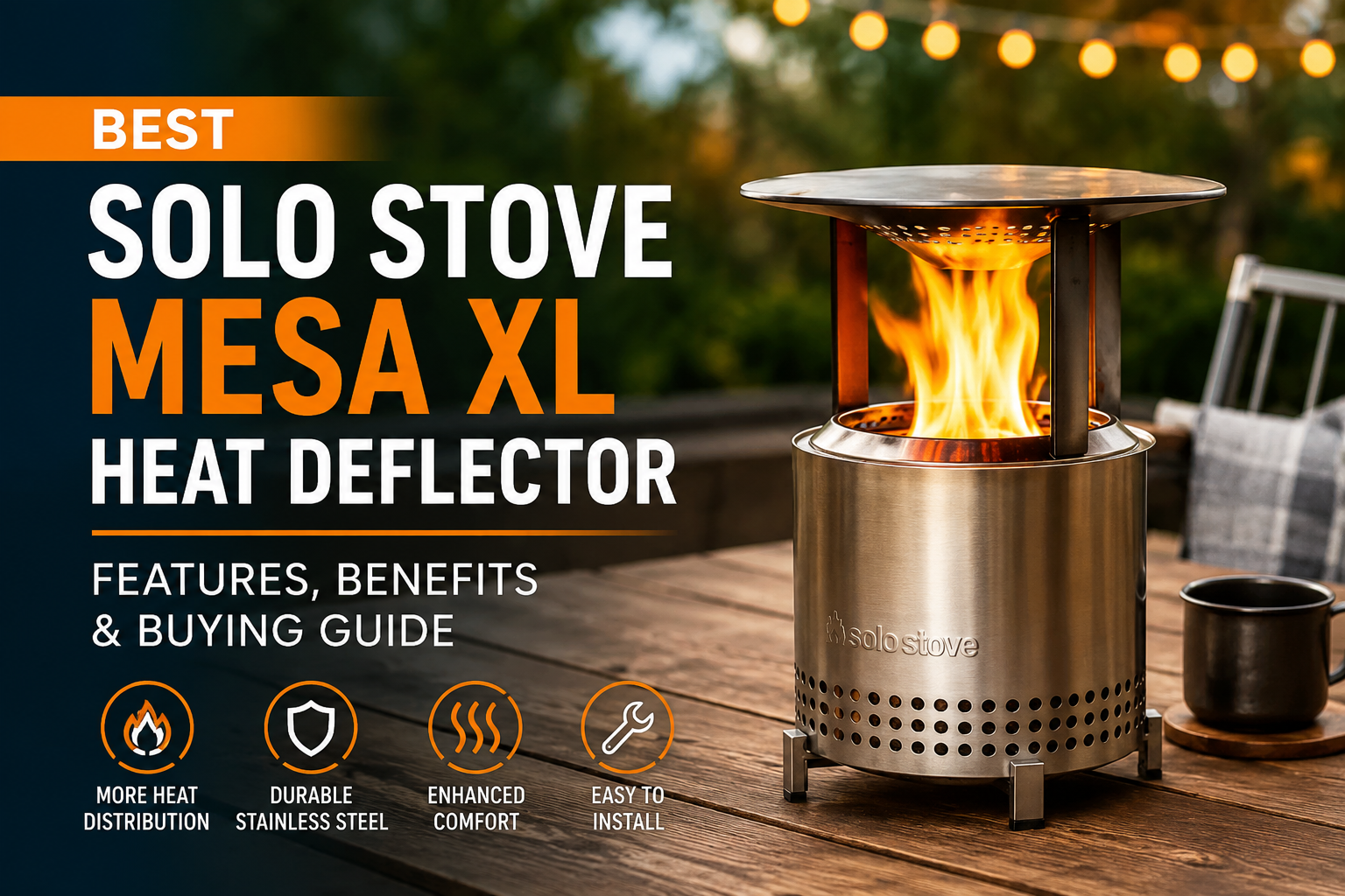 Best Solo Stove Mesa XL Heat Deflector: Features, Benefits & Buying Guide