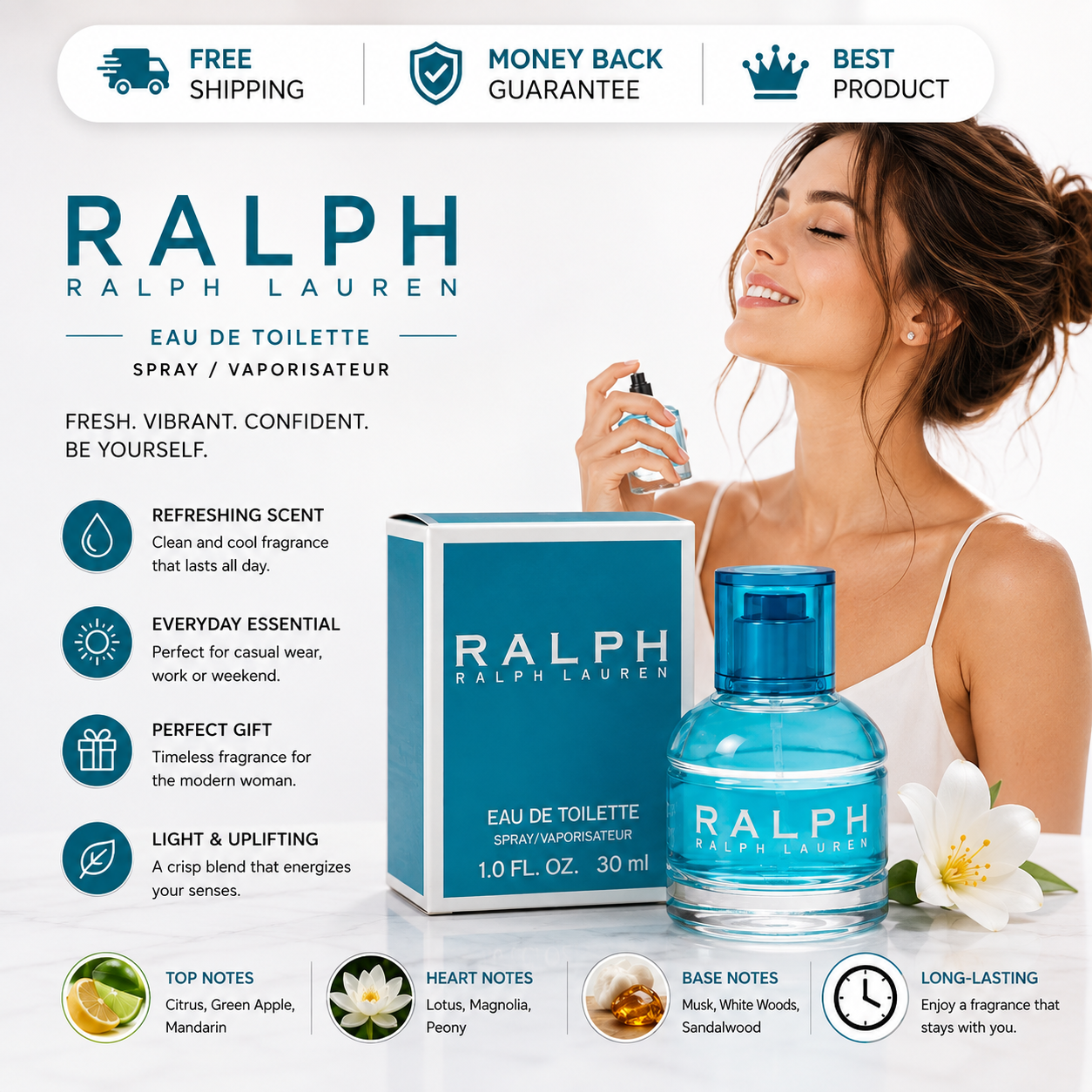 Ralph Perfume By Ralph Lauren Eau De Toilette Spray 1oz/30ml For Women
