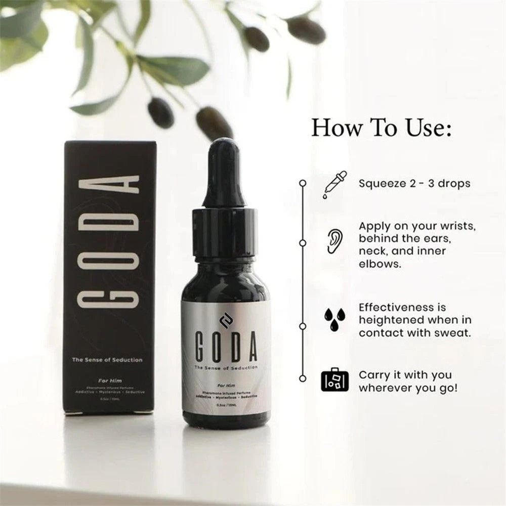 GODA For Him Pheromones Infused Perfume Cologne Long-Lasting Man's Fragrances US