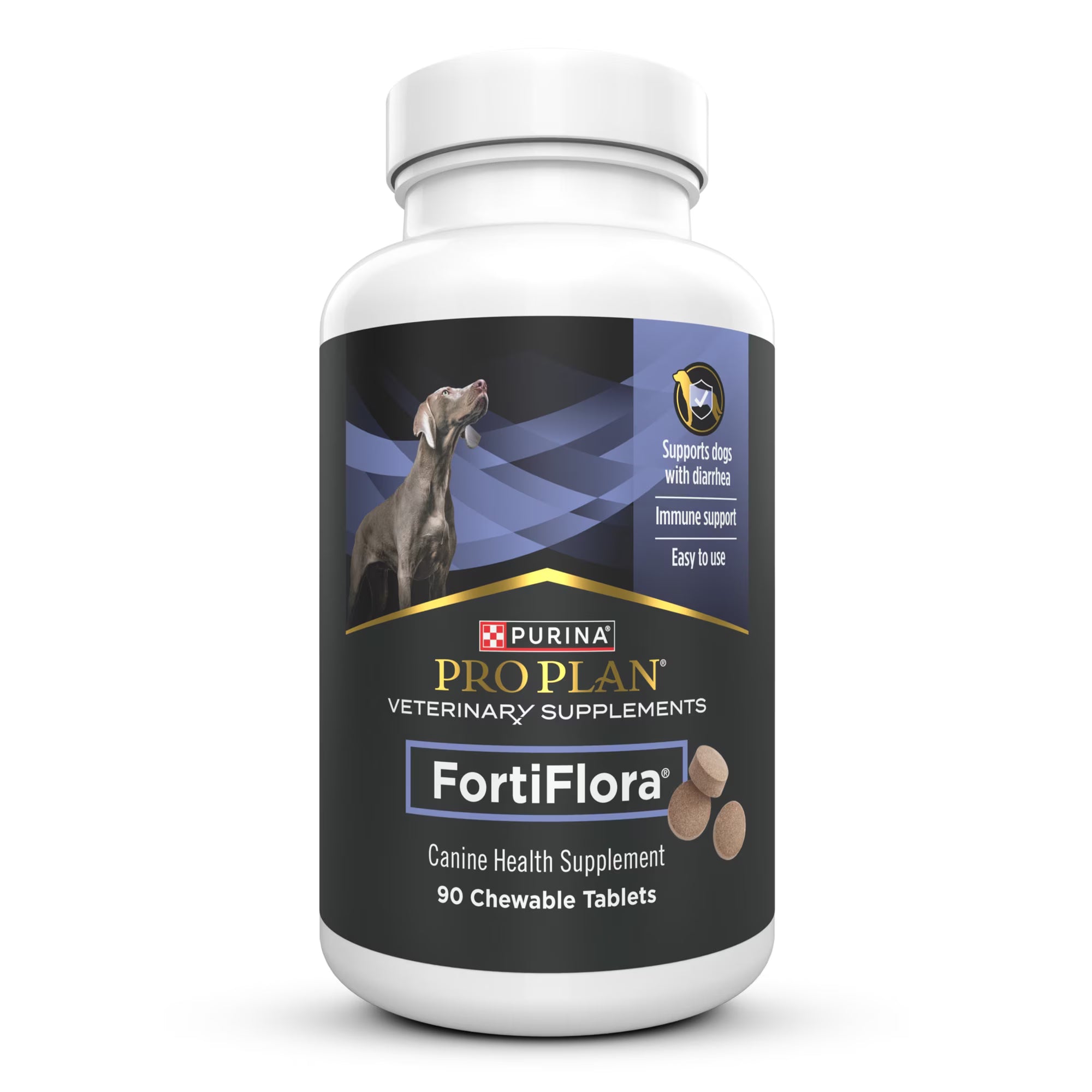 Purina Pro Plan FortiFlora Probiotic Supplements for Dogs (90 Tabs) - 24hrsmart