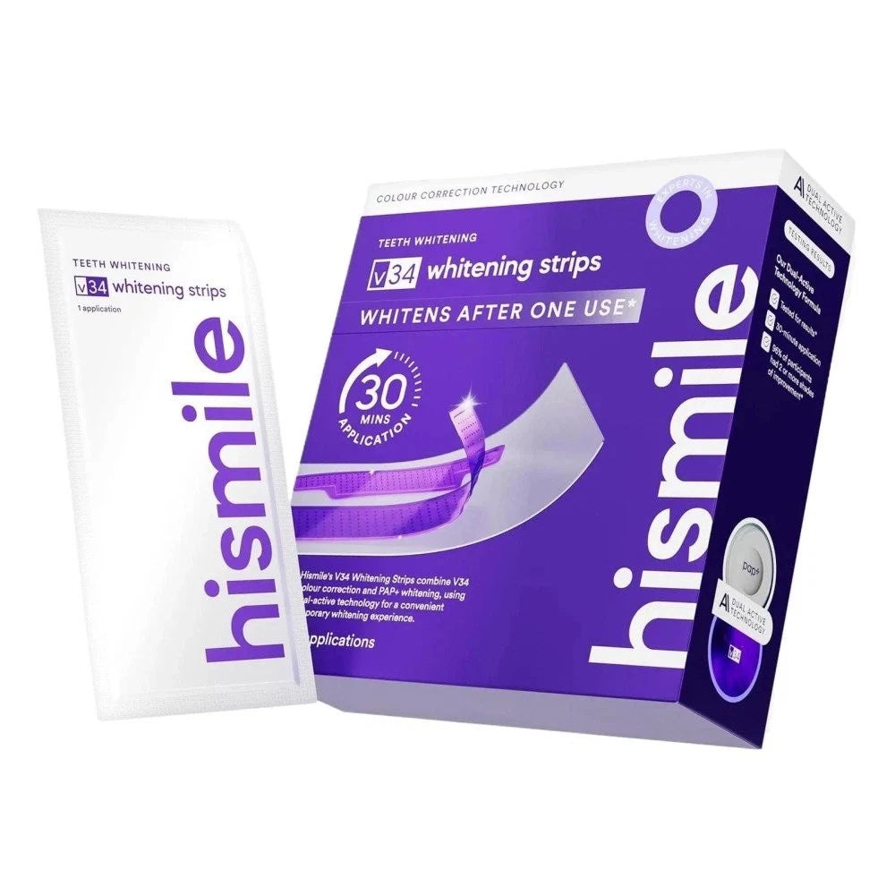 Hismile V34 Teeth Whitening Strips – 14 Pack - 24hrsmart