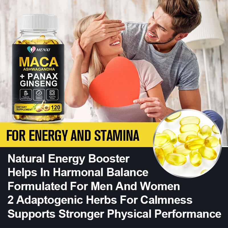 10000 Mg High Potency Organic Pills For Men & Women Enhance Libido ( 120 Capsules ) - 24hrsmart