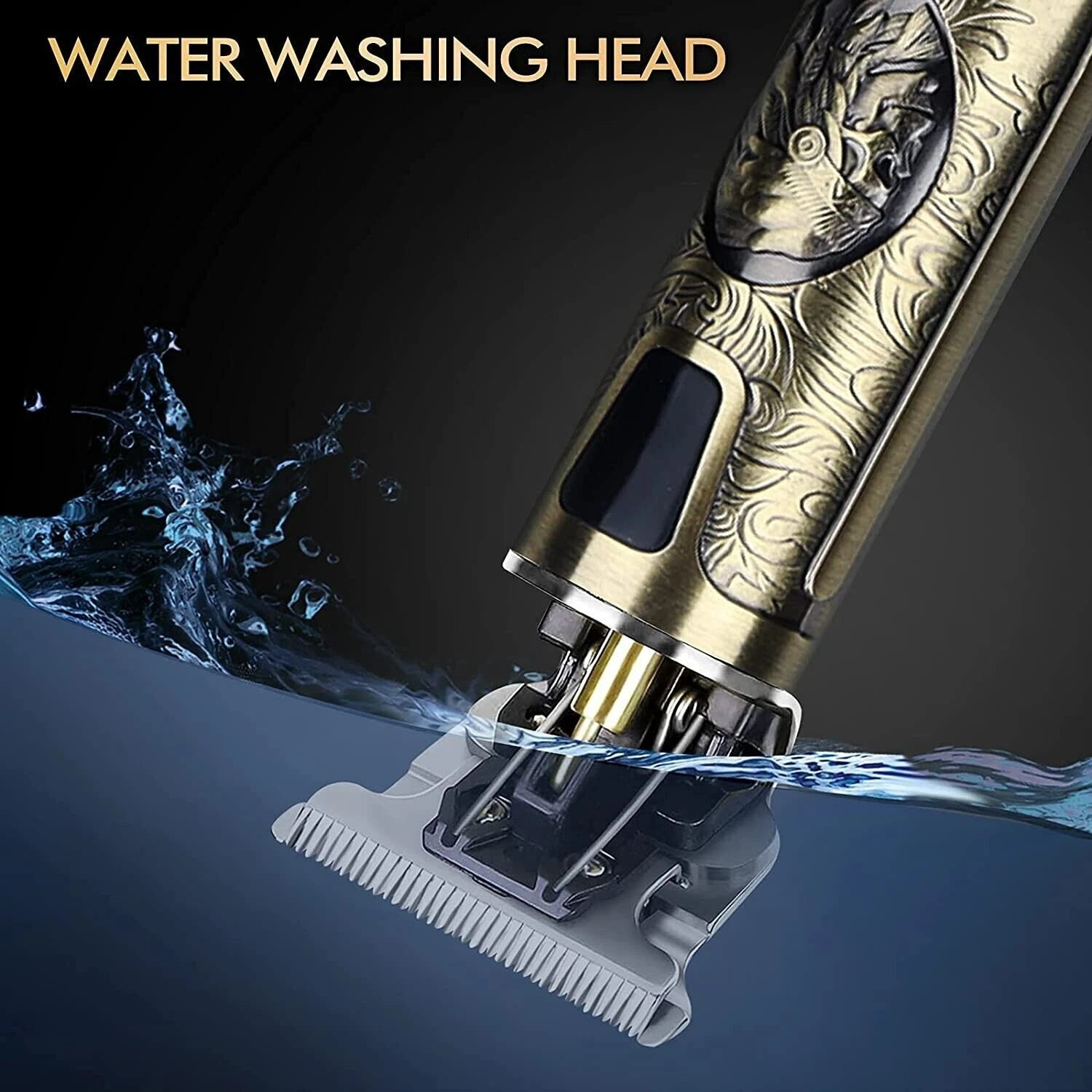 Professional electric hair clipper beard trimmer cutting cordless barber razor - 24hrsmart