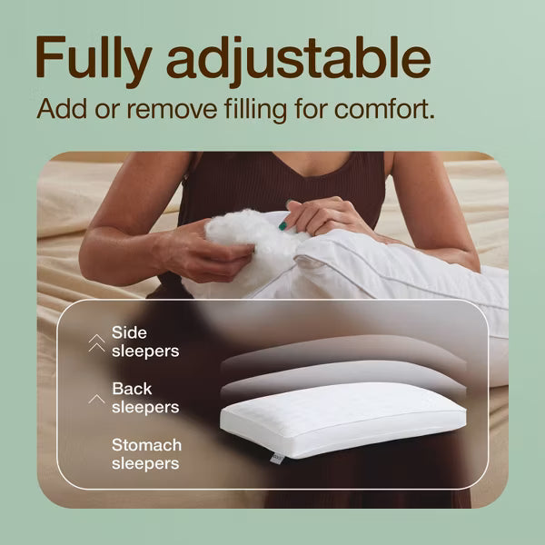 Coop Home Goods Medium The Adjustable Cloud Pillow - 24hrsmart