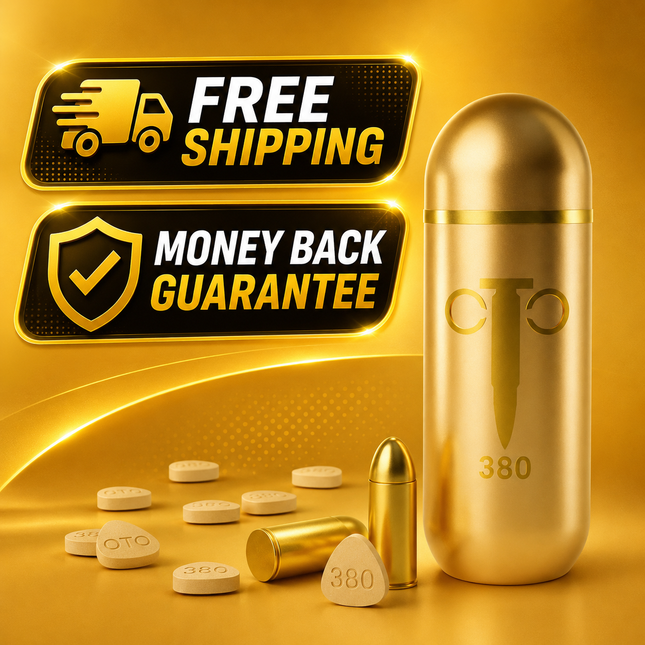 Golden Bullet - Best Male Enhancement, Sex Pills for Men, Long Duration