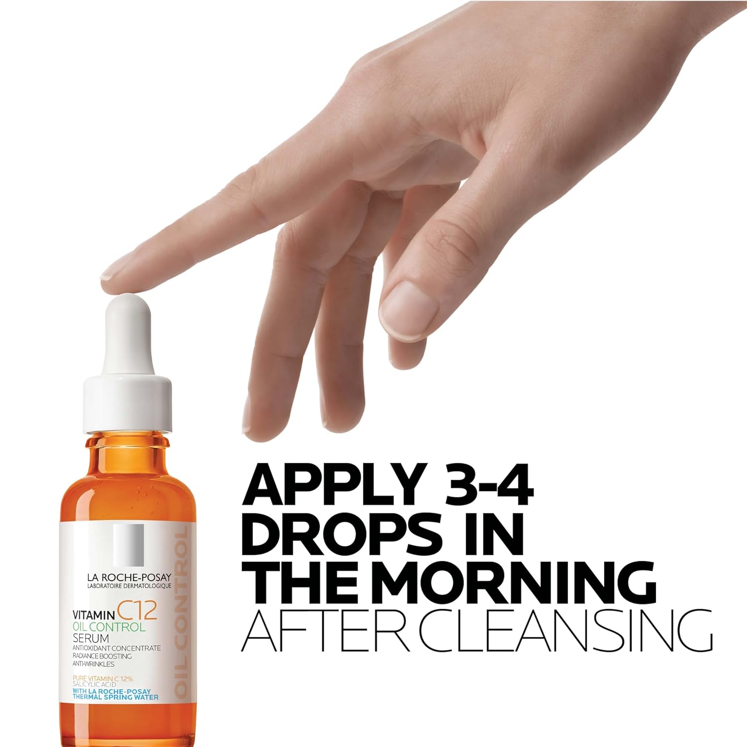 La Roche Posay Pure Vitamin C12 Serum Hyaluronic & Salicylic Acid 30ml - 24hrsmart