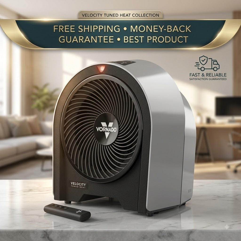 Vornado Velocity 5R Indoor Heater Cool Gray