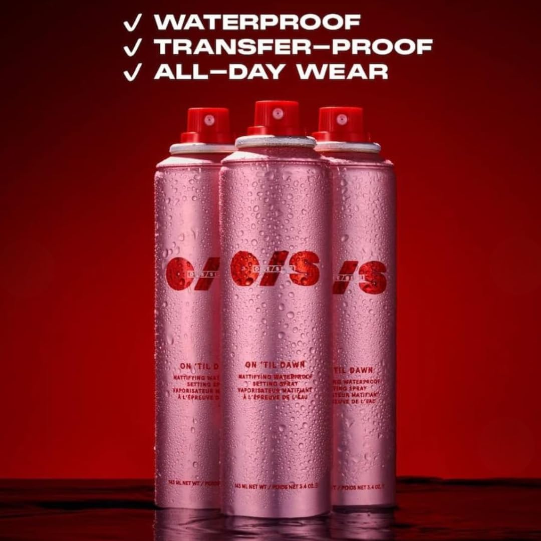 ONE/SIZE On ’Til Dawn Mattifying Waterproof Setting Spray, 3.4 oz / 143 mL - 24hrsmart