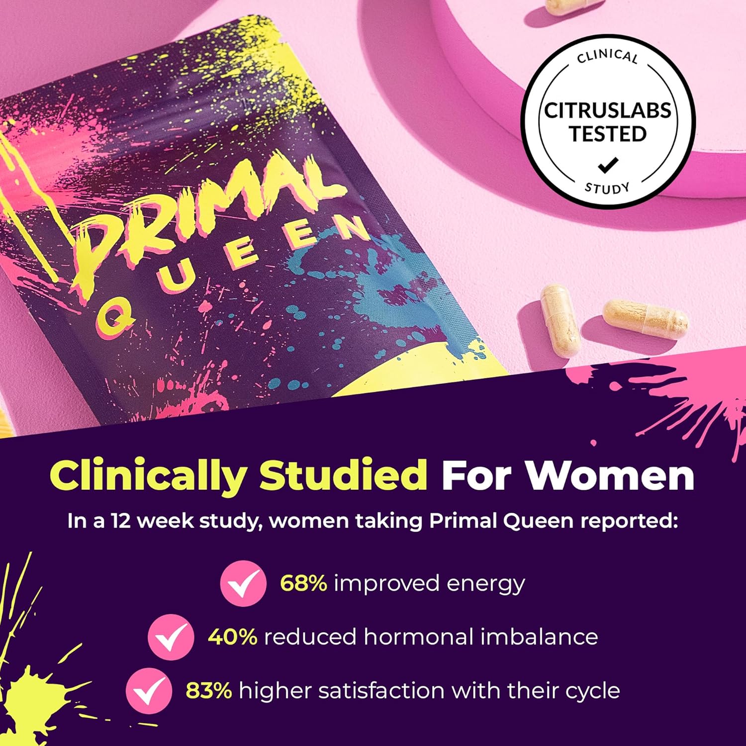 Beef Organ Supplement for Women | Primal Queen 60 Capsules 1 Month Supply - 24hrsmart
