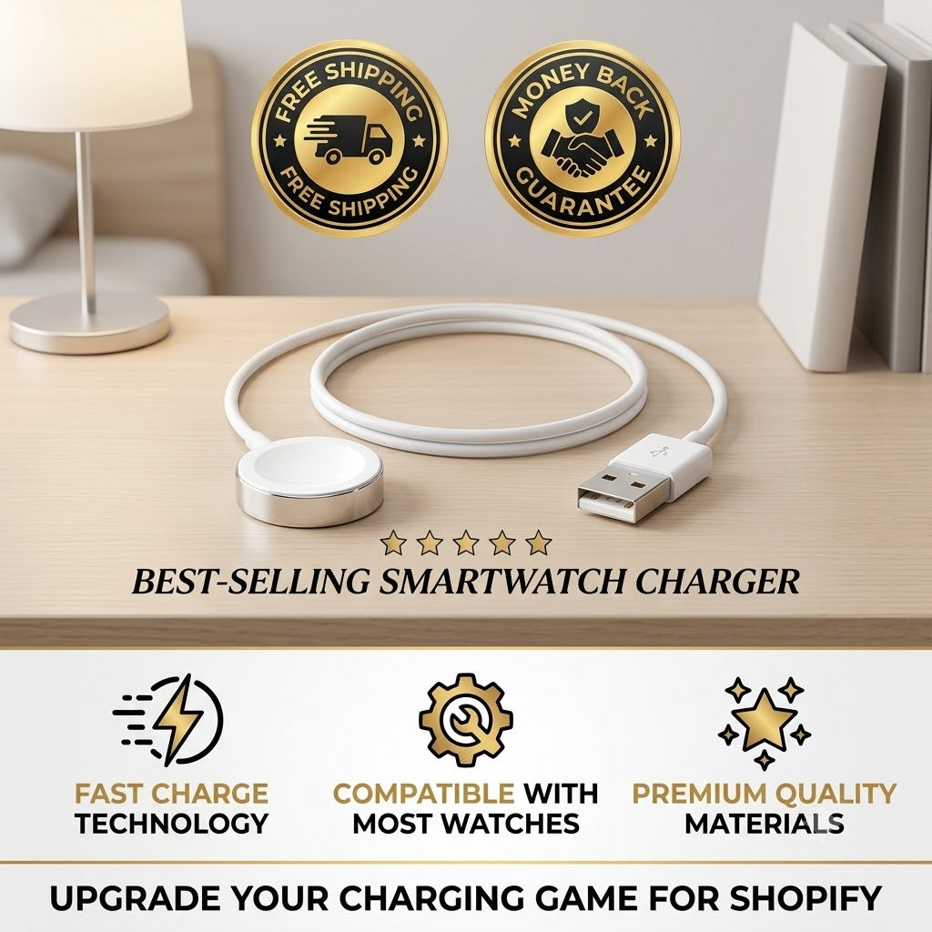 Apple Watch Magnetic Charging Cable (1 m) - 24hrsmart