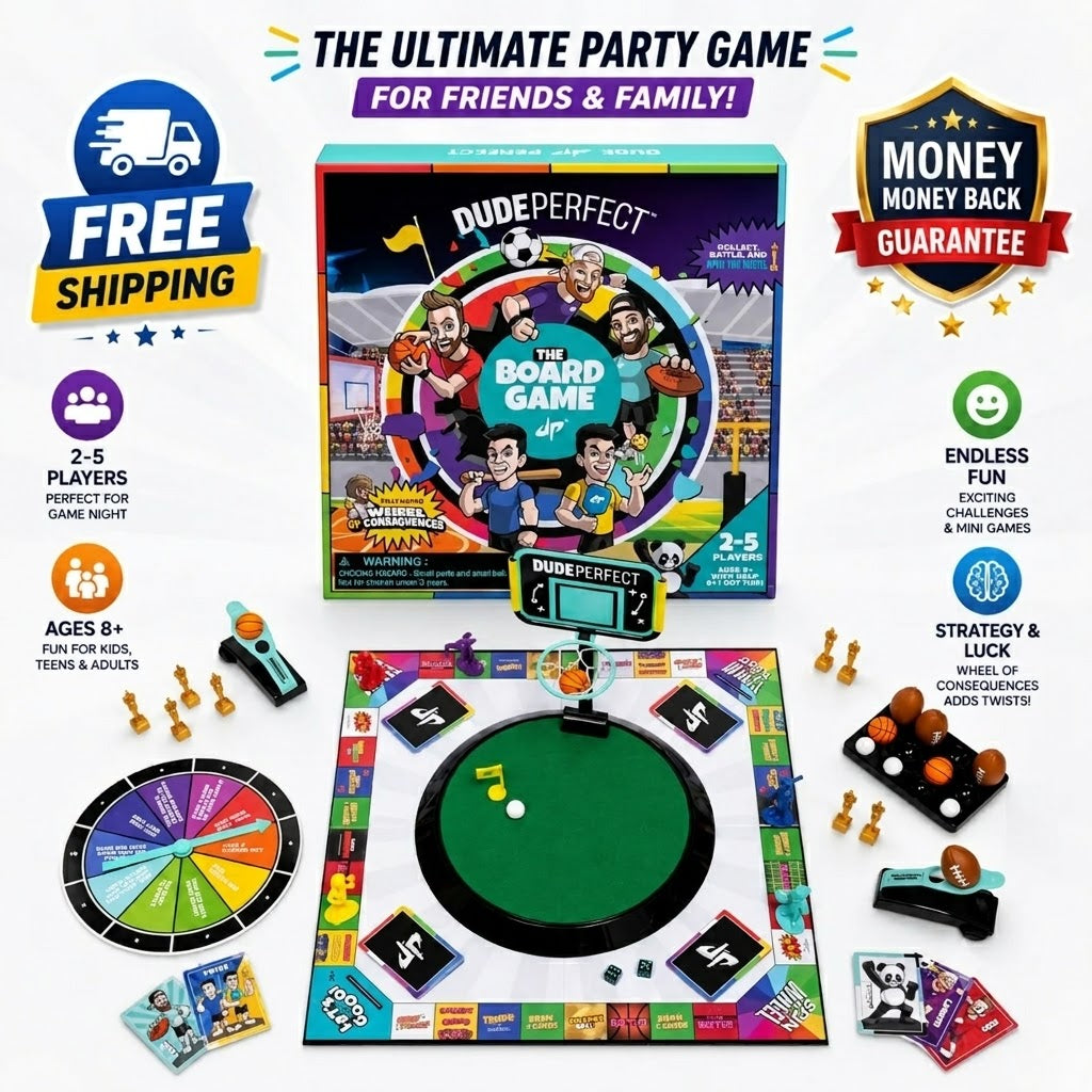 Dude Perfect The Board Game - 24hrsmart
