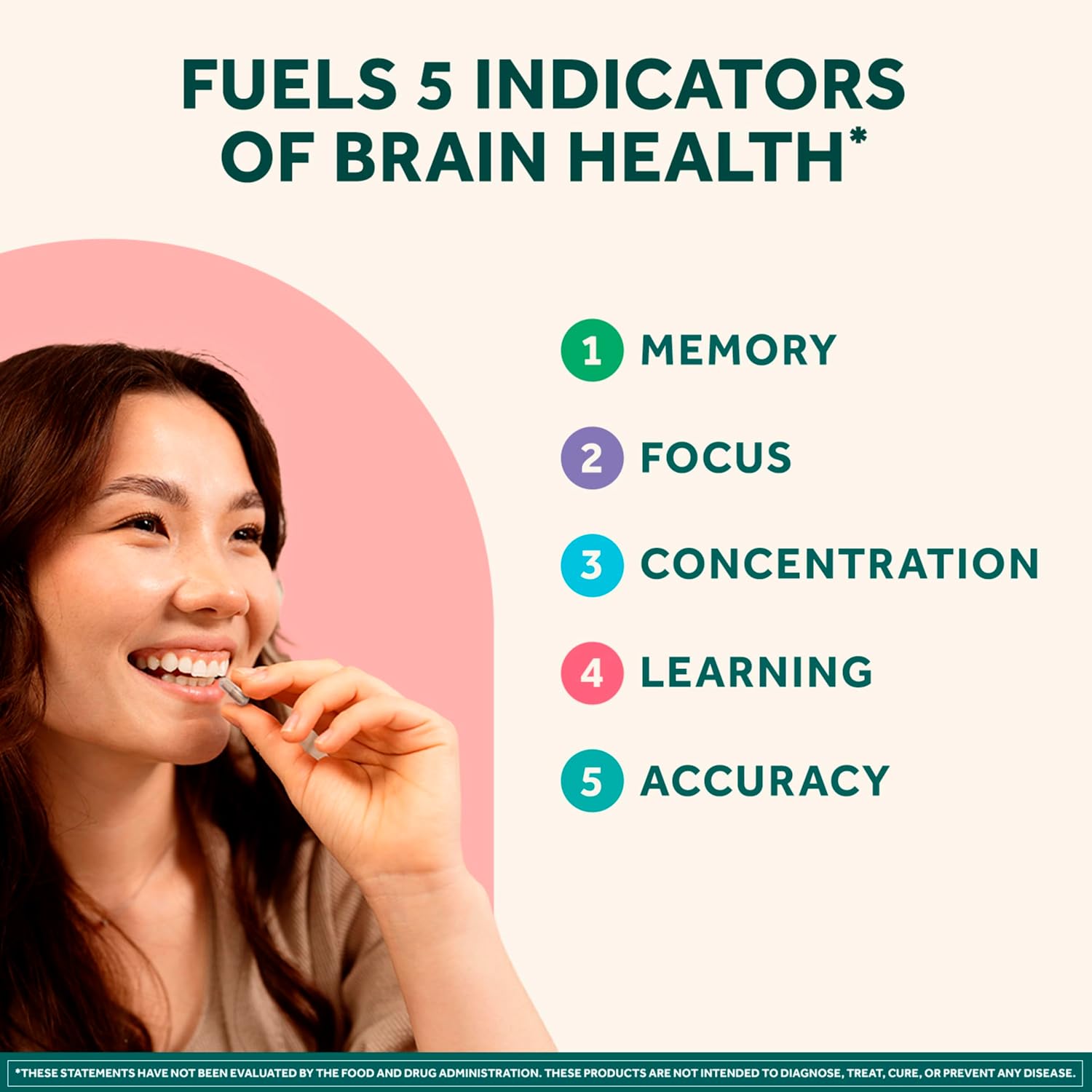 Neuriva Original Brain Supplement Naturally Sourced Ingredients (50 CAPSULES) - 24hrsmart
