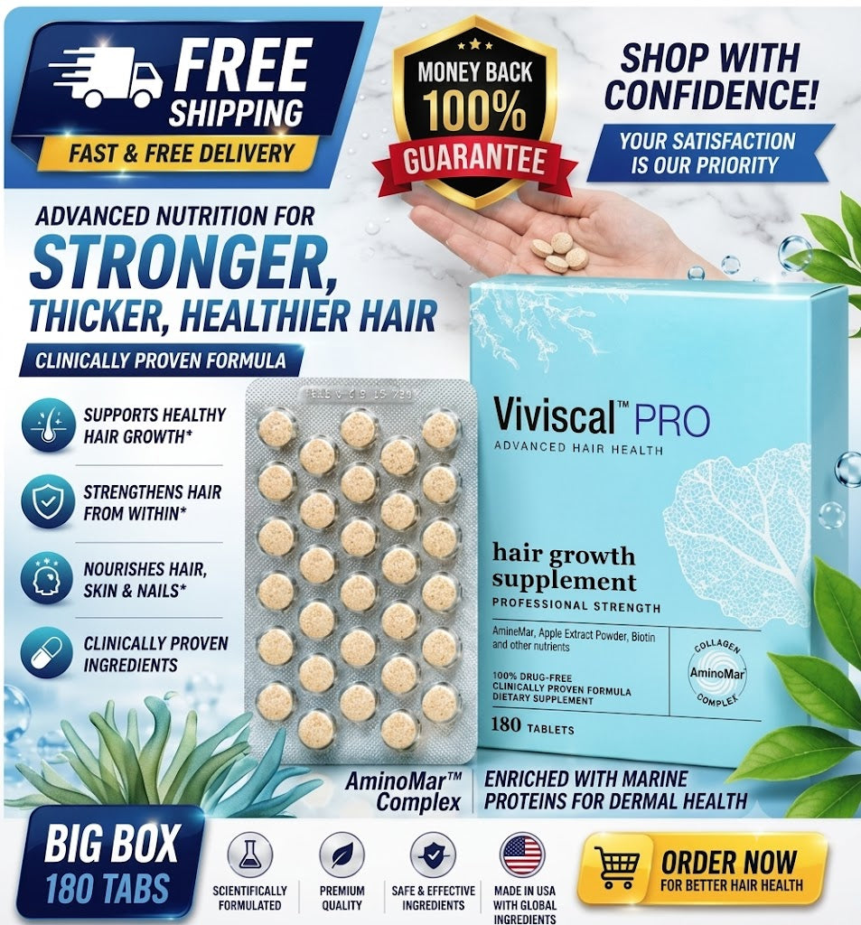 VIVISCAL PRO NEW IMAGE Professional Hair Growth Supplement 180 Tab