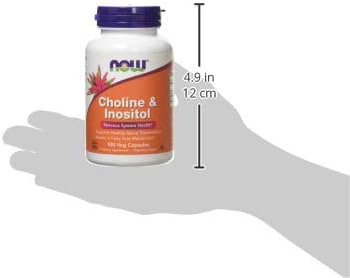 NOW Foods Choline & Inositol, 500 mg, 100 Capsules 24Hr Smart