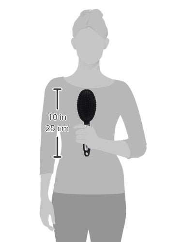 REVLON Detangle & Smooth Black Cushion Hair Brush - 24hrsmart