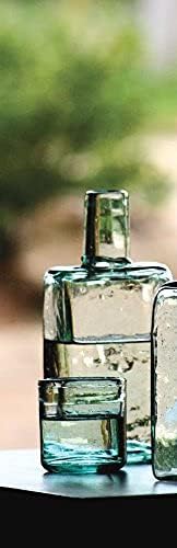 Kalalou Bedside Water Carafe and Drinking Glass, One Size, Green - 24hrsmart