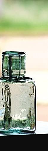 Kalalou Bedside Water Carafe and Drinking Glass, One Size, Green - 24hrsmart