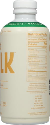 MALK Organic Vanilla Oat Milk 28 fl oz - Non GMO, Gluten Free, Dairy Free, Plant Based, Vegan 24hrsmart