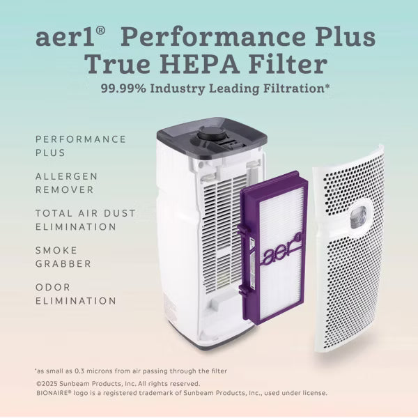 Bionaire 2pk AER1 Allergen Air Purifier Filters Purple - 24hrsmart