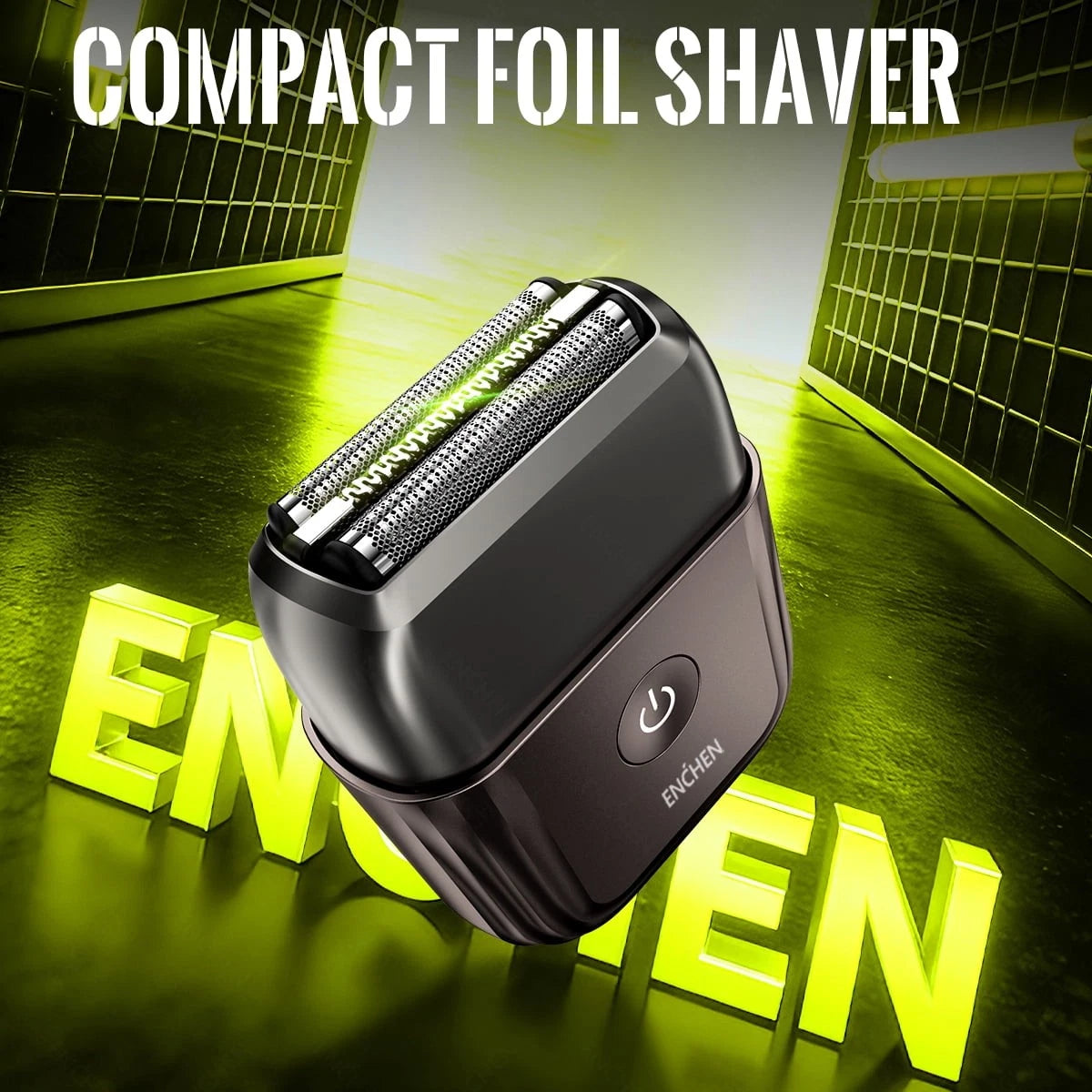 Mini Electric Razor for Men, IPX7 Wet/Dry, USB-C, Portable - 24hrsmart