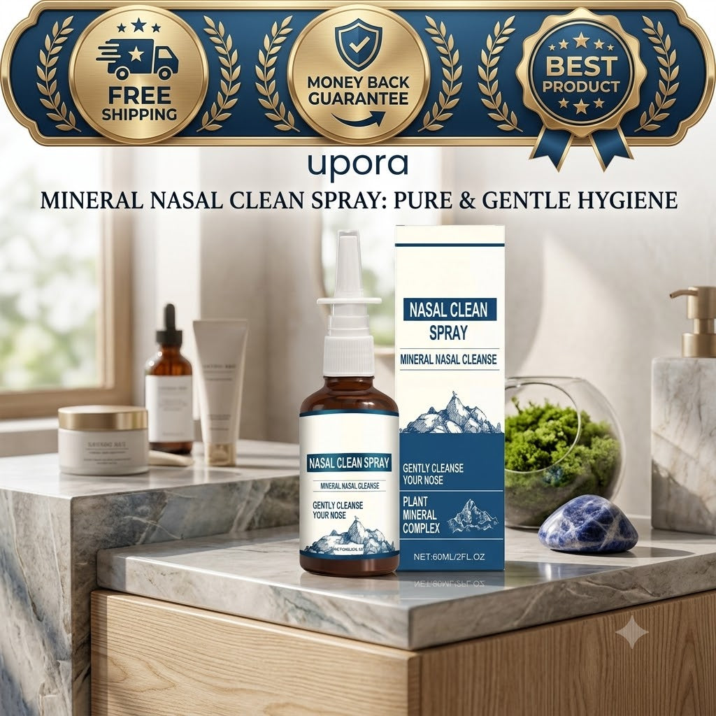 Nasal Clean Spray, Mineral Nasal Cleanse, Naturally Cleanse Your Nasal Cavity, 60 ml - 24hrsmart