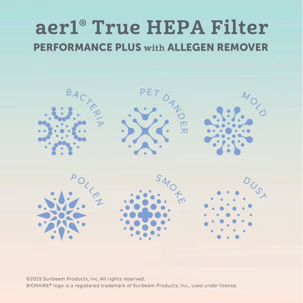 Bionaire 2pk AER1 Allergen Air Purifier Filters Purple - 24hrsmart
