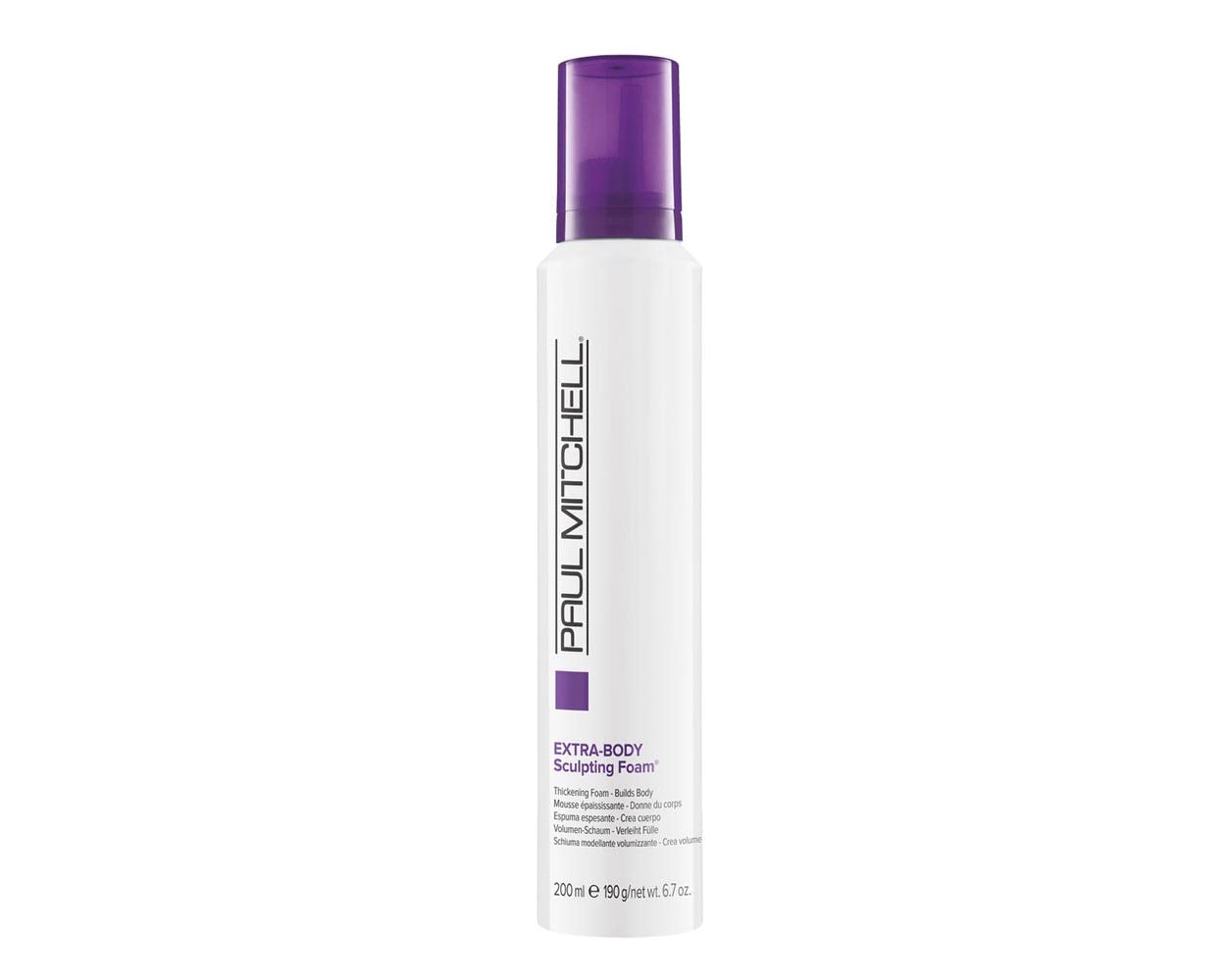 Paul Mitchell Extra-Body Sculpting Foam, Thickens + Builds Body, For Fine Hair 24Hr Smart