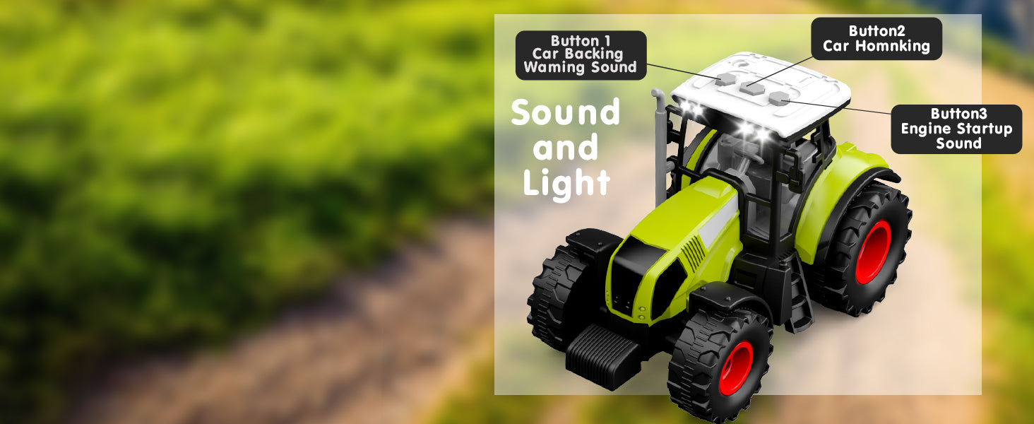 Dwi Dowellin Kids Tractor Toy Farm Playset,Toddlers Farm Vehicle Toys with Light&Sound,69 PCS Farm Toys Set with Farm Animals Fences Farmers for Kids 3-12 Years Old Boys Girls Birthday Gift 24hrsmart