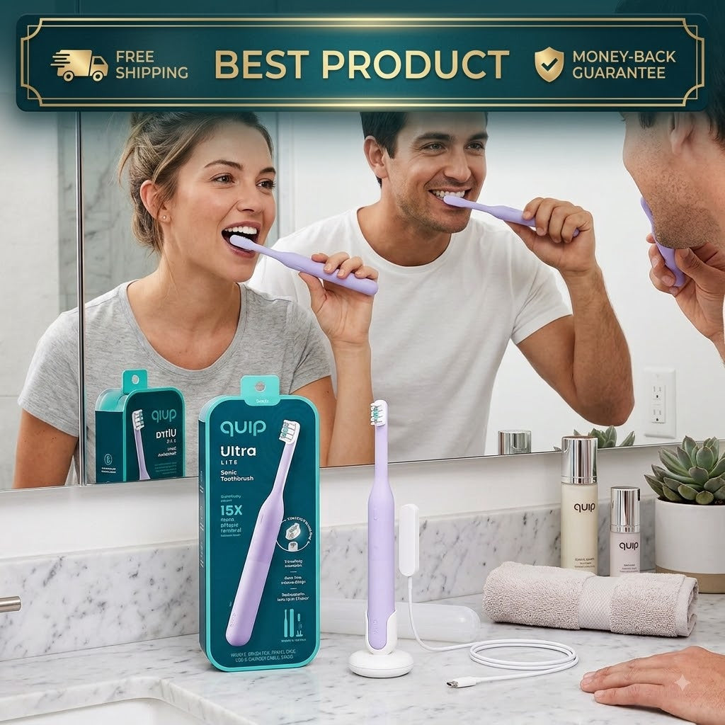 quip Ultra Lite Sonic Rechargeable Toothbrush