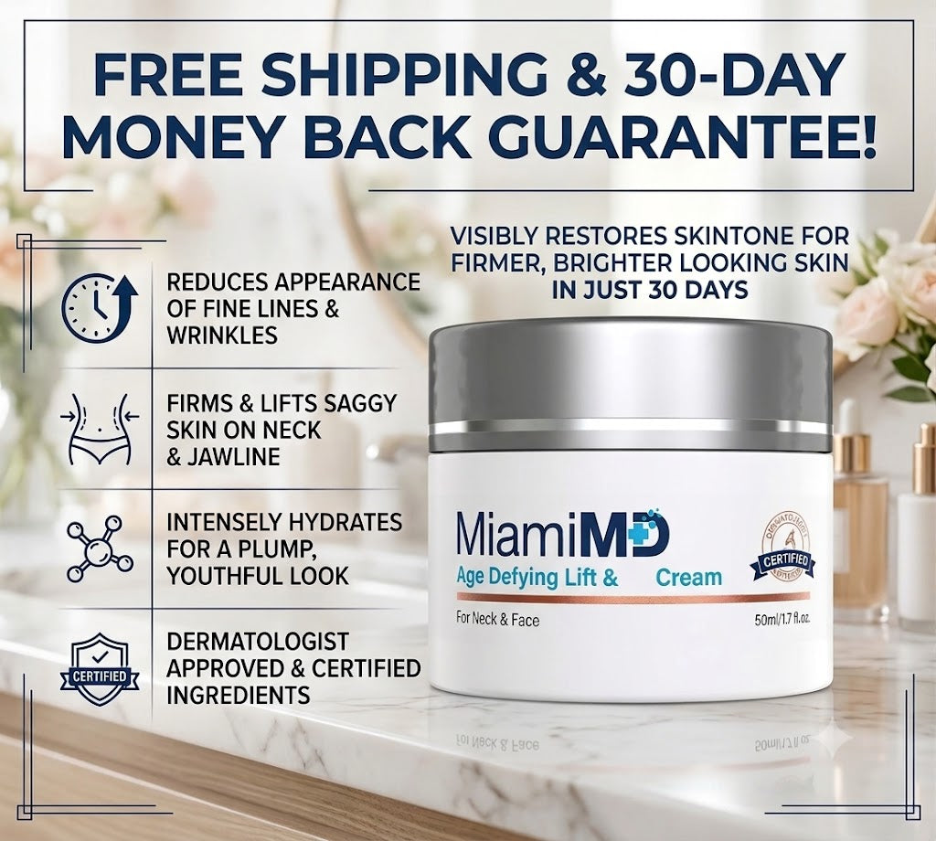 MiamiMD Age Defying Lift & Firm Cream For Neck And Face - 50ml, 1pack - 24hrsmart