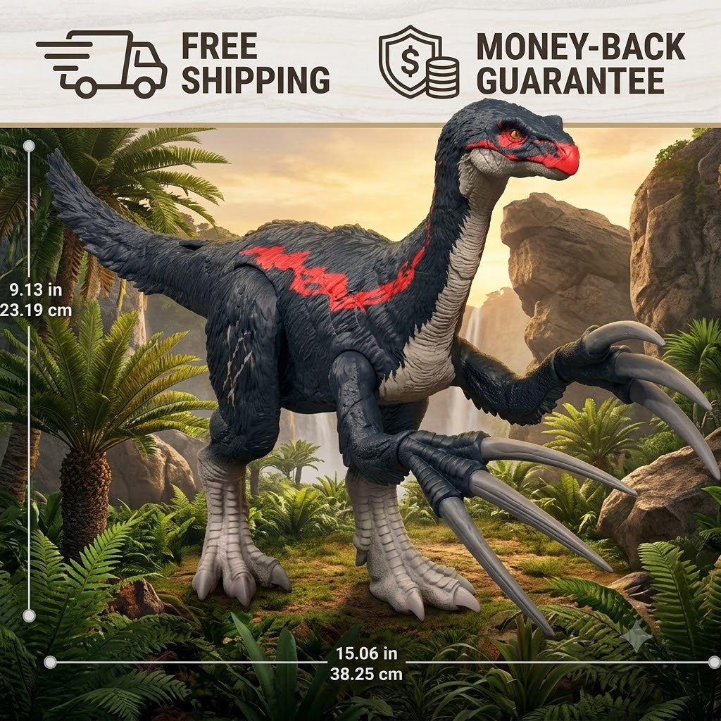 Jurassic World Slash N Roar Therizinosaurus Dinosaur Figure N-A1R4S1R3S1A3R4S1 - 24hrsmart