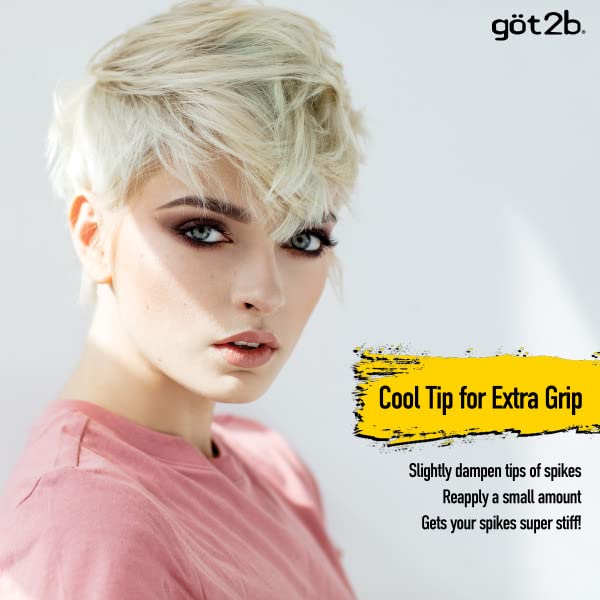 Got2B Glued Styling Spiking Hair Gel 2 - 6oz tubes + 1 Travel 1.25oz tube - 24hrsmart