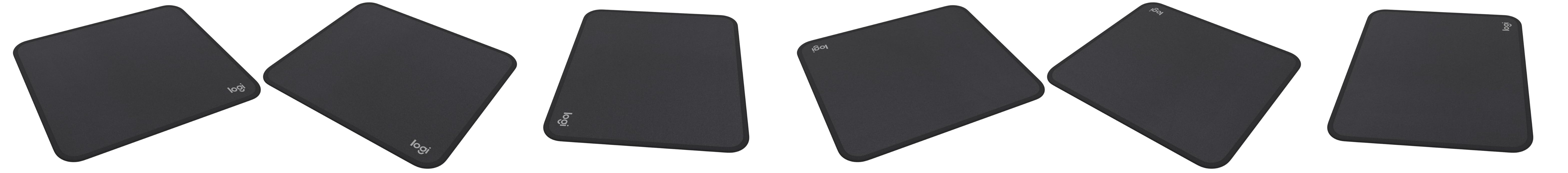 Logitech Mouse Pad - Studio Series, Computer Mouse Mat with Anti-Slip Rubber Base, Easy Gliding, Spill-Resistant Surface, Durable Materials, Portable, in a Fresh Modern Design, Graphite - 24hrsmart