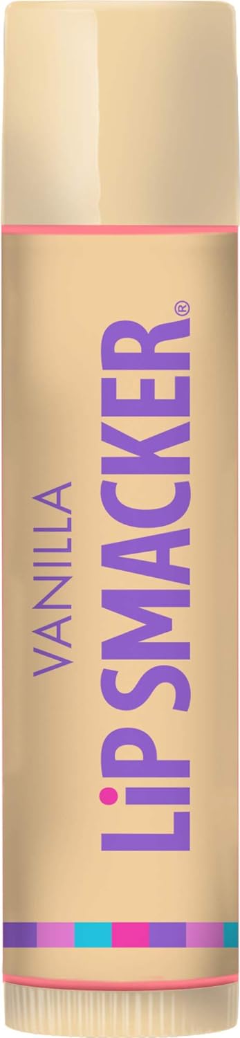 Lip Smacker Original & Best Holiday Flavored Lip Balm Party Pack, Oatmeal Cookie, Vanilla, Mango, Watermelon, Tropical Punch, Cotton Candy, Kiwi, Strawberry, Clear - 24hrsmart