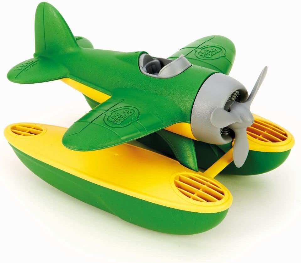 Green Toys Seaplane in Green Color - BPA Free, Phthalate Free Floatplane for Improving Pincers Grip. Toys and Games ,9 x 9.5 x 6 inches 24Hr Smart
