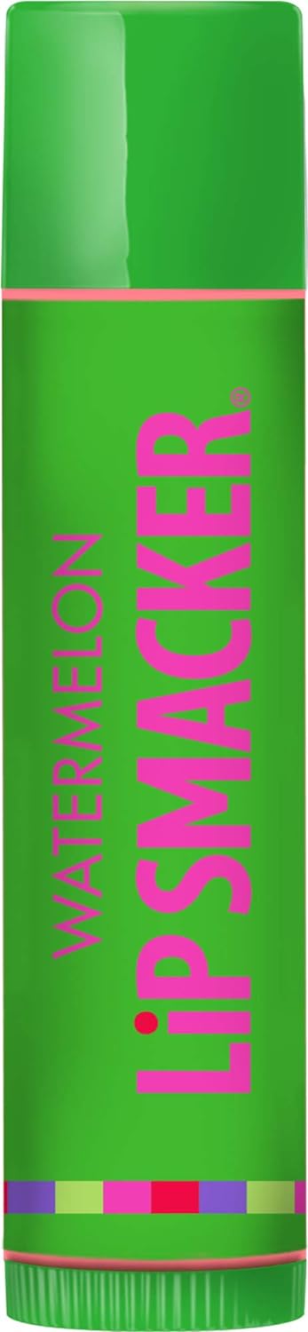 Lip Smacker Original & Best Holiday Flavored Lip Balm Party Pack, Oatmeal Cookie, Vanilla, Mango, Watermelon, Tropical Punch, Cotton Candy, Kiwi, Strawberry, Clear - 24hrsmart