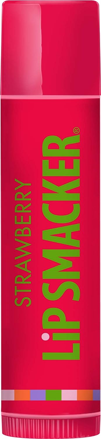 Lip Smacker Original & Best Holiday Flavored Lip Balm Party Pack, Oatmeal Cookie, Vanilla, Mango, Watermelon, Tropical Punch, Cotton Candy, Kiwi, Strawberry, Clear - 24hrsmart