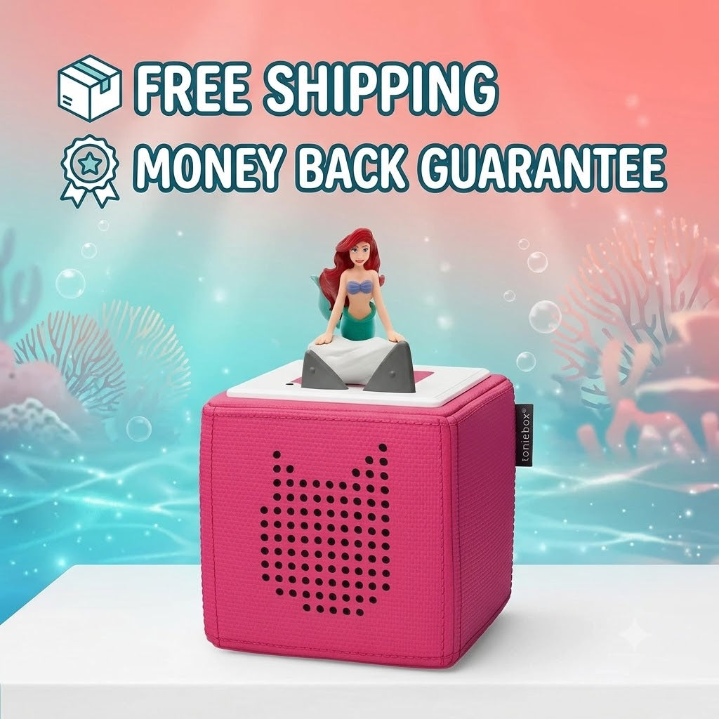 Tonies Disney the Little Mermaid Toniebox Starter Set Pink, New - 24hrsmart