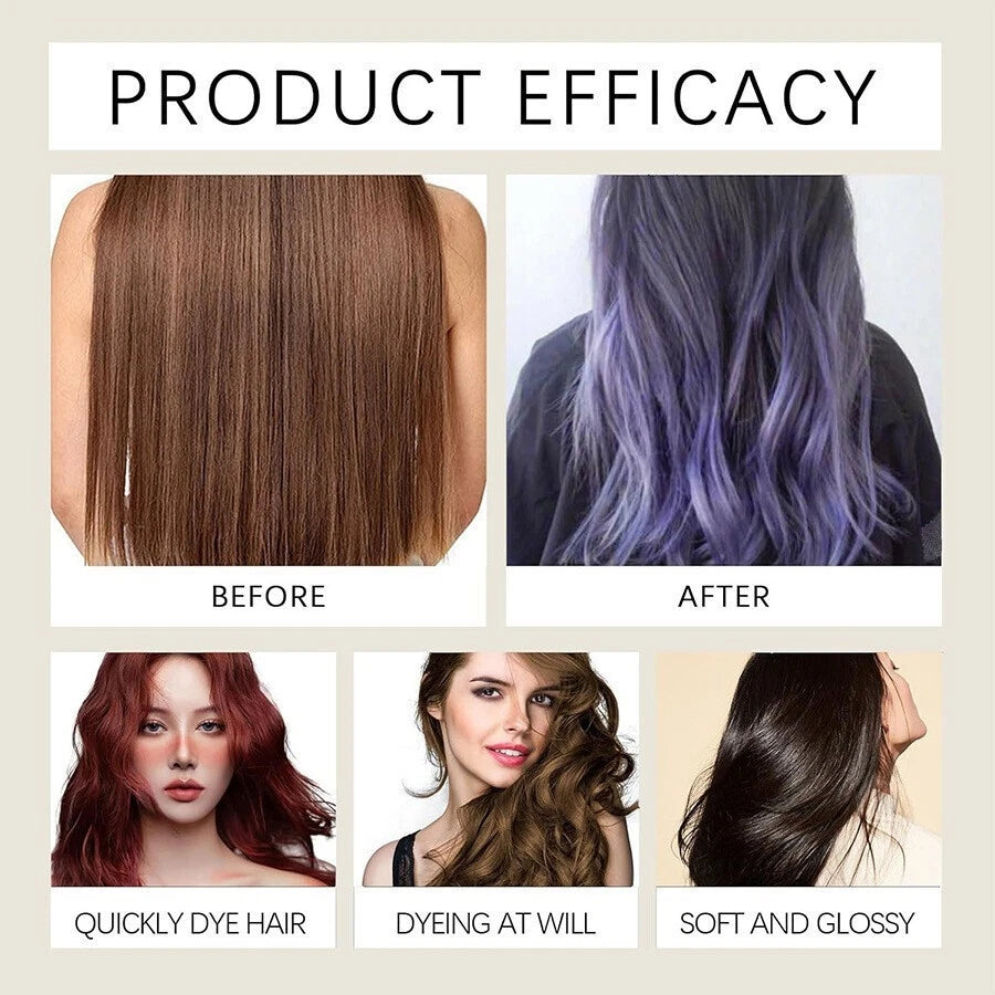 Polar Hair Instant Dye Shampoo Hair Color Shampoo for Hair Natural Color 200ml - 24hrsmart