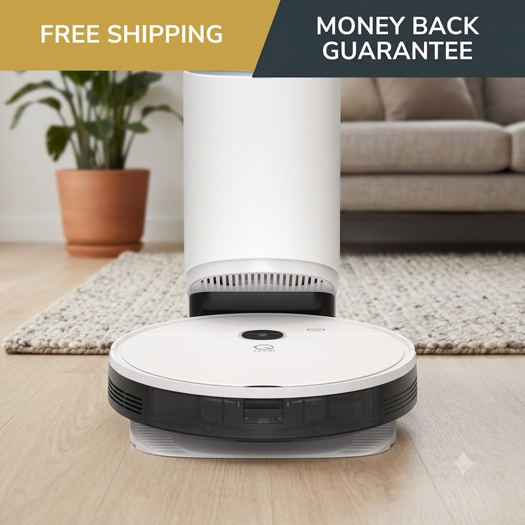 yeedi vac max Station Robot Vacuum and Mop, Self-Emptying 3 in 1 - 24hrsmart
