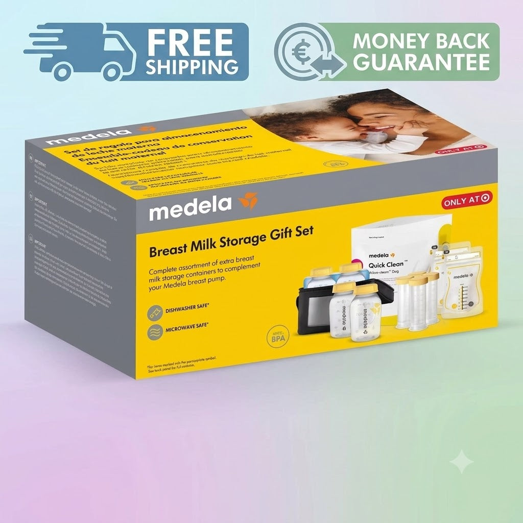 Medela Breast Milk Storage Gift Set Containers & Bags ( 16pc ) - 24hrsmart