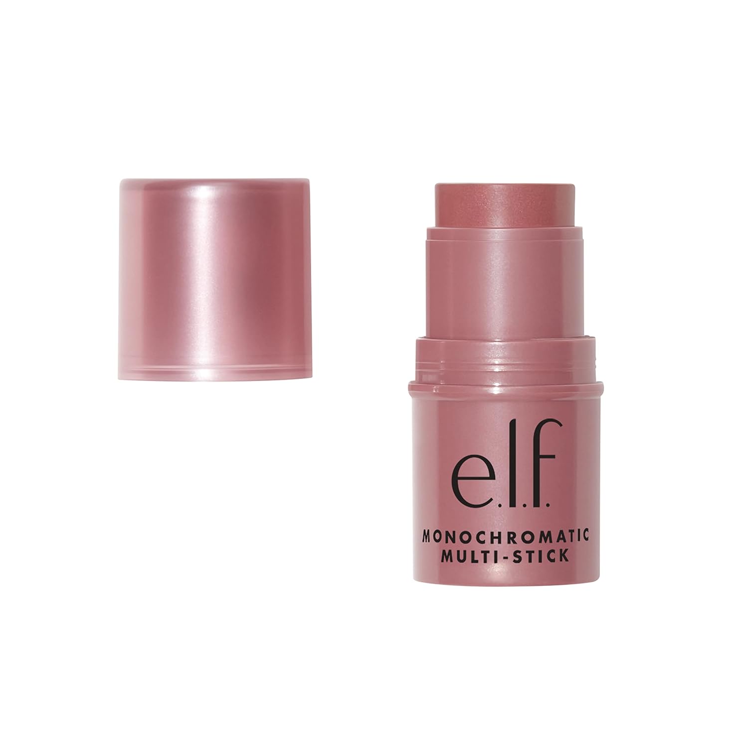 e.l.f., Monochromatic Multi Stick, Creamy, Lightweight, Versatile, Luxurious, Adds Shimmer, Easy To Use On The Go, Blends Effortlessly, Sparkling Rose, 0.155 Oz - 24hrsmart