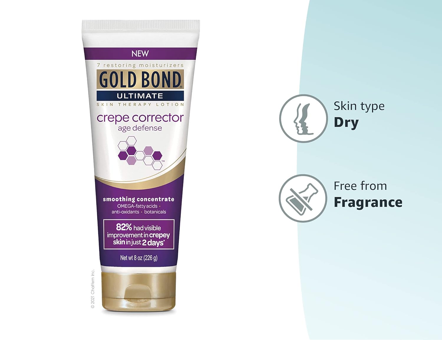 Gold Bond Age Renew Crepe Corrector Body Lotion, Replenishing & Smoothing Formula, 8 oz. - 24hrsmart