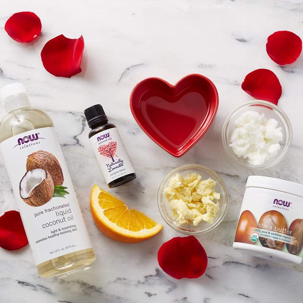 NOW Solutions, Liquid Coconut Oil, Light and Nourishing, Promotes Healthy-Looking Skin and Hair, 16-Ounce - 24hrsmart